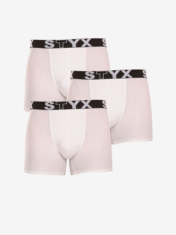 Styx Dreierset - Herren Boxershorts Styx long sports elastic