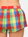 Styx Rot und grün gemusterte Styx Schlafshorts für Frauen