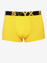 Styx Gelbe Herren-Boxershorts Styx