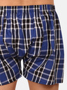 Styx Schwarz-blau karierte Herrenshorts Styx classic