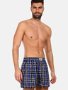 Styx Schwarz-blau karierte Herrenshorts Styx classic
