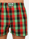 Styx Rot-grün karierte Styx Shorts für Männer