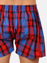 Styx Blau und rot karierte Shorts für Männer von Styx