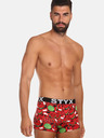 Styx Grün und rot gemusterte Herren-Boxershorts Styx art Melons