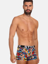 Styx Blau und rot gemusterte Herren Boxershorts Styx art Poof