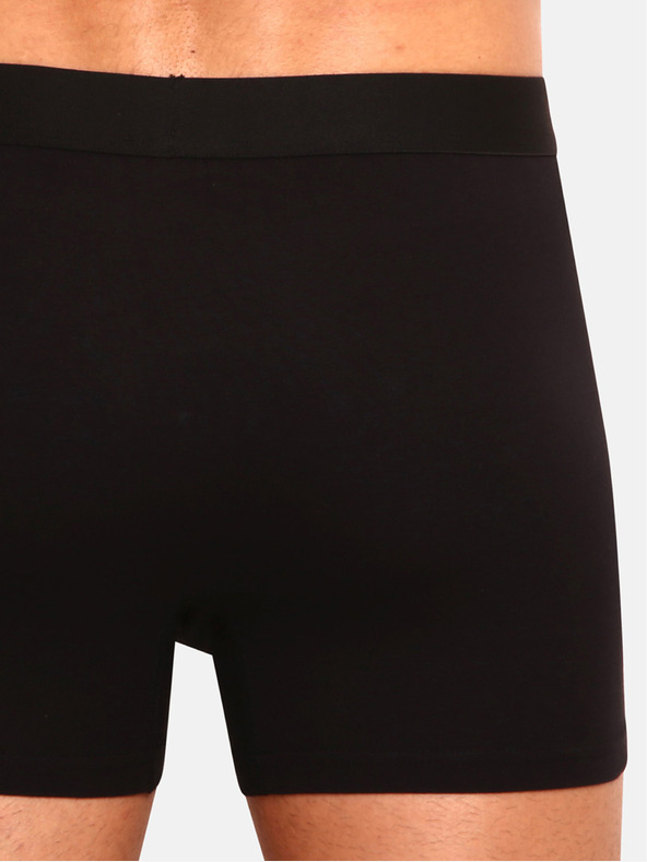 Nedeto Dreier-Set Herren-Boxershorts in schwarz Nedeto