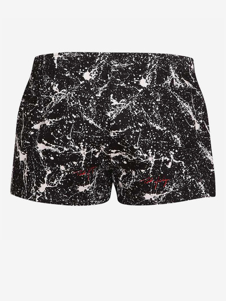 Styx Weiß-schwarz gemusterte Jungen-Shorts Styx art Jáchym