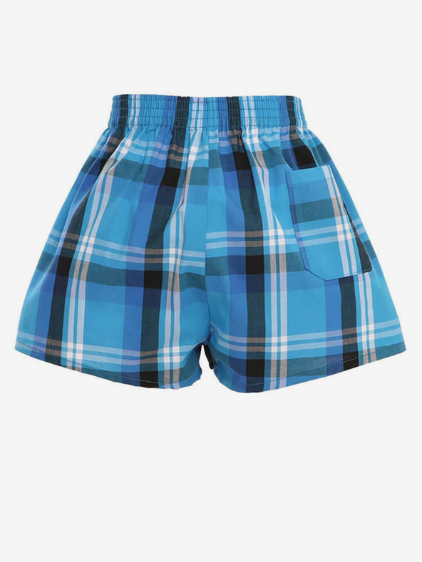 Styx Schwarz-blau karierte Shorts für Jungen Styx Shorts
