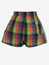 Styx Lila und grün karierte Shorts für Jungen Styx