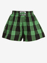 Styx Schwarz-grün karierte Shorts für Jungen Styx