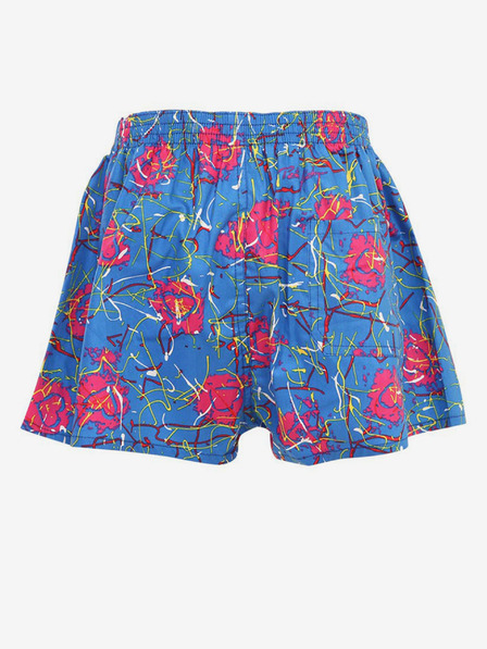 Styx Rosa und blau gemusterte Shorts für Jungen Styx art Jáchym hearts
