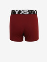 Styx Burgunderfarbene Jungen-Boxershorts Styx
