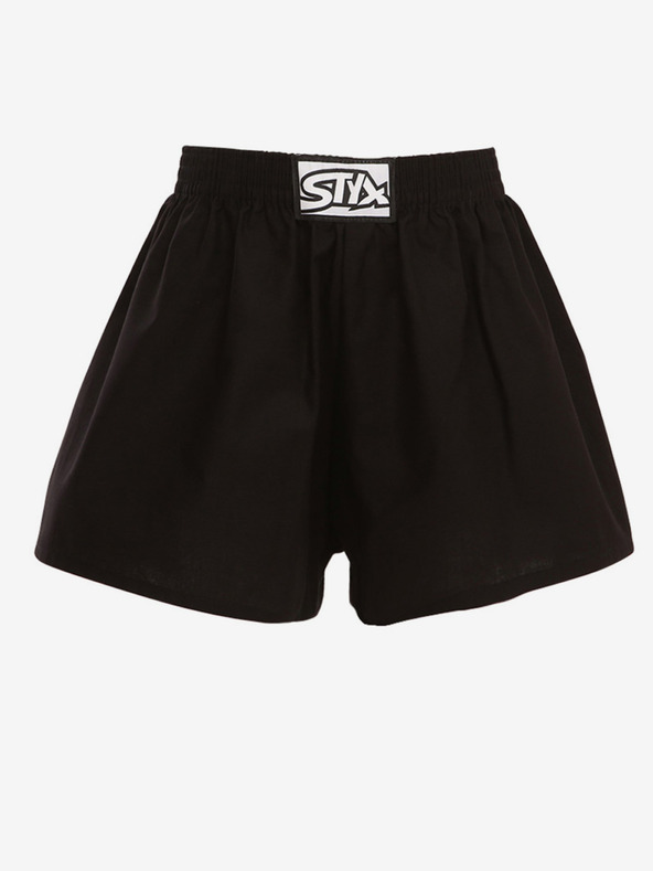 Styx Schwarze Jungen-Shorts Styx