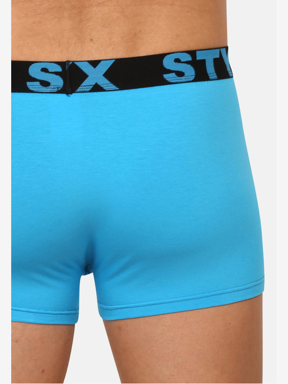 Styx Styx Herren-Boxershorts Sport elastisch hellblau