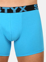 Styx Hellblaue Herren Styx lange Boxershorts