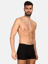 Nedeto Set von sieben Herren Boxershorts in schwarz und blau Nedeto