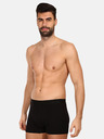 Nedeto Set mit drei Herren-Boxershorts in blau und schwarz Nedeto