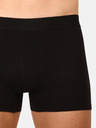 Nedeto Set mit drei Herren-Boxershorts in blau und schwarz Nedeto