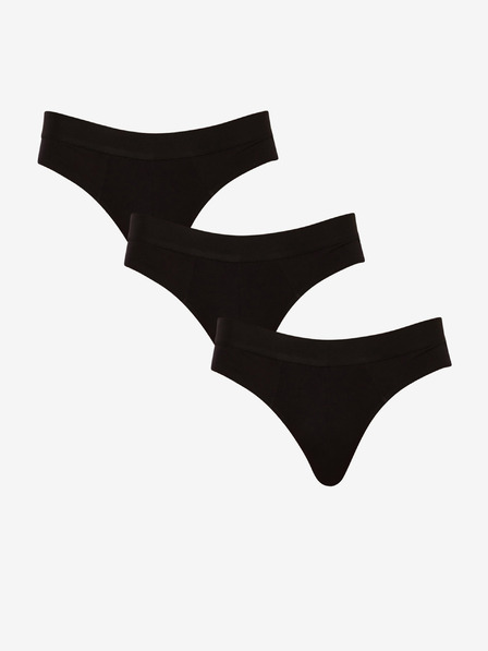 Nedeto Dreier-Set Herren-Slips in Schwarz von Nedeto