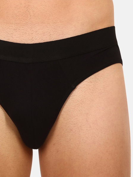Nedeto Dreier-Set Herren-Slips in Schwarz von Nedeto