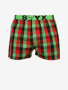 Styx Rot-grün karierte Styx Shorts für Männer