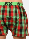 Styx Rot-grün karierte Styx Shorts für Männer