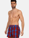 Styx Blau und rot karierte Shorts für Männer von Styx