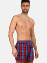 Styx Blau und rot karierte Shorts für Männer von Styx