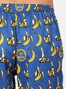 Styx Gelbe und blaue gemusterte Herren-Pyjamahose Styx