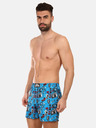 Styx Blaue gemusterte Herrenshorts Styx premium art Music