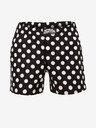 Styx Schwarze Herrenshorts Styx premium art Polka dots
