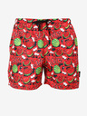 Styx Rote Styx Melonen gemusterte Badehose für Herren