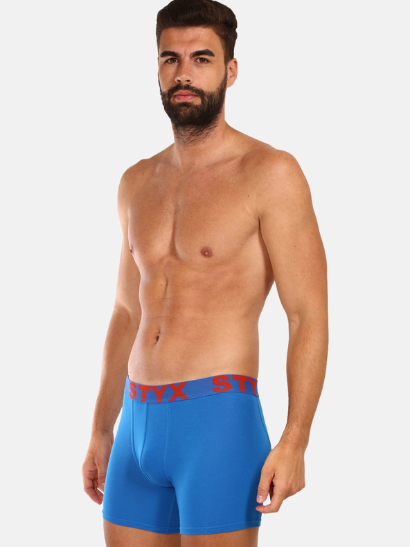 Styx Blaue Herren Boxershorts Styx