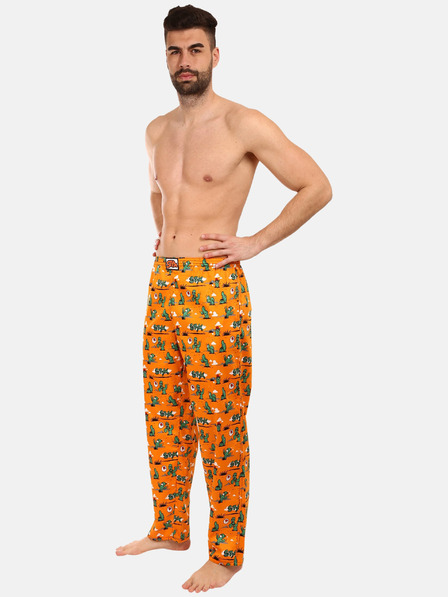 Styx Orange gemusterte Nachtwäsche für Männer Styx Cactus