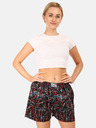 Styx Rot-schwarz gemusterte Damen-Schlafshorts Styx Jáchym