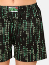 Styx Grün und schwarz gemusterte Damen-Schlafshorts Styx Code