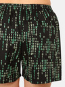 Styx Grün und schwarz gemusterte Damen-Schlafshorts Styx Code