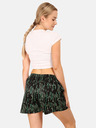 Styx Grün und schwarz gemusterte Damen-Schlafshorts Styx Code