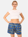Styx Gelb und blau gemusterte Damen-Schlafshorts Styx Bananas