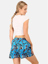 Styx Blaue gemusterte Damen-Schlafshorts Styx Music