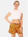 Styx Orangefarbene Styx Kaktus gemusterte Damen Schlafshorts