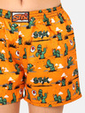 Styx Orangefarbene Styx Kaktus gemusterte Damen Schlafshorts