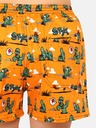Styx Orangefarbene Styx Kaktus gemusterte Damen Schlafshorts