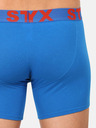 Styx Dreier-Set Herren-Boxershorts in Weiß, Blau und Grau Styx