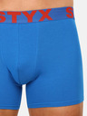 Styx Dreier-Set Herren-Boxershorts in blau Styx