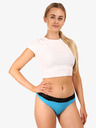 Styx Blauer Damen-Tanga mit Spitze Styx