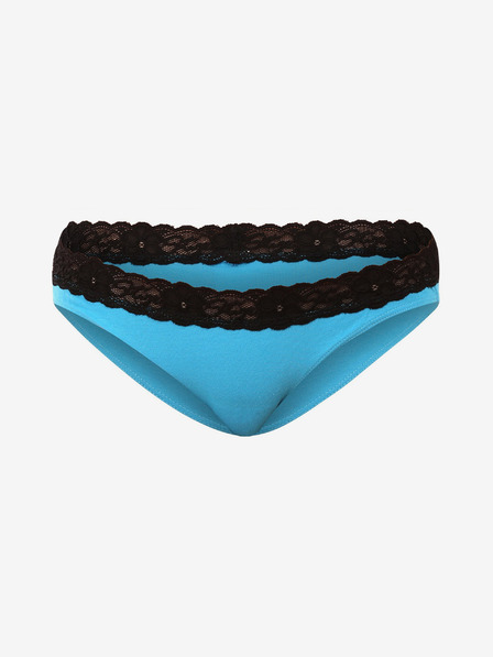 Styx Blauer Damen-Spitzenschlüpfer Styx