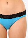 Styx Blauer Damen-Spitzenschlüpfer Styx