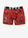Styx Roter gemusterter Boxerslip für Männer Styx Zombie