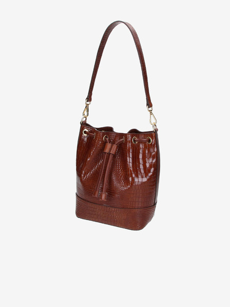 Elega Braune Damen Ledertasche Elega Riches